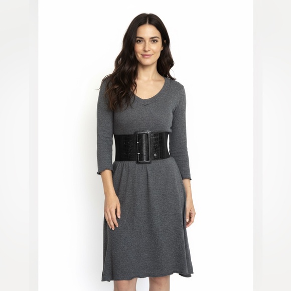 Gray Wool Dress from Jascha